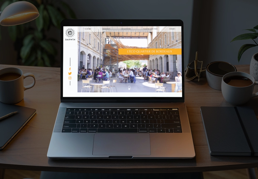 Aperçu du projet Darwin — Landing page & Application