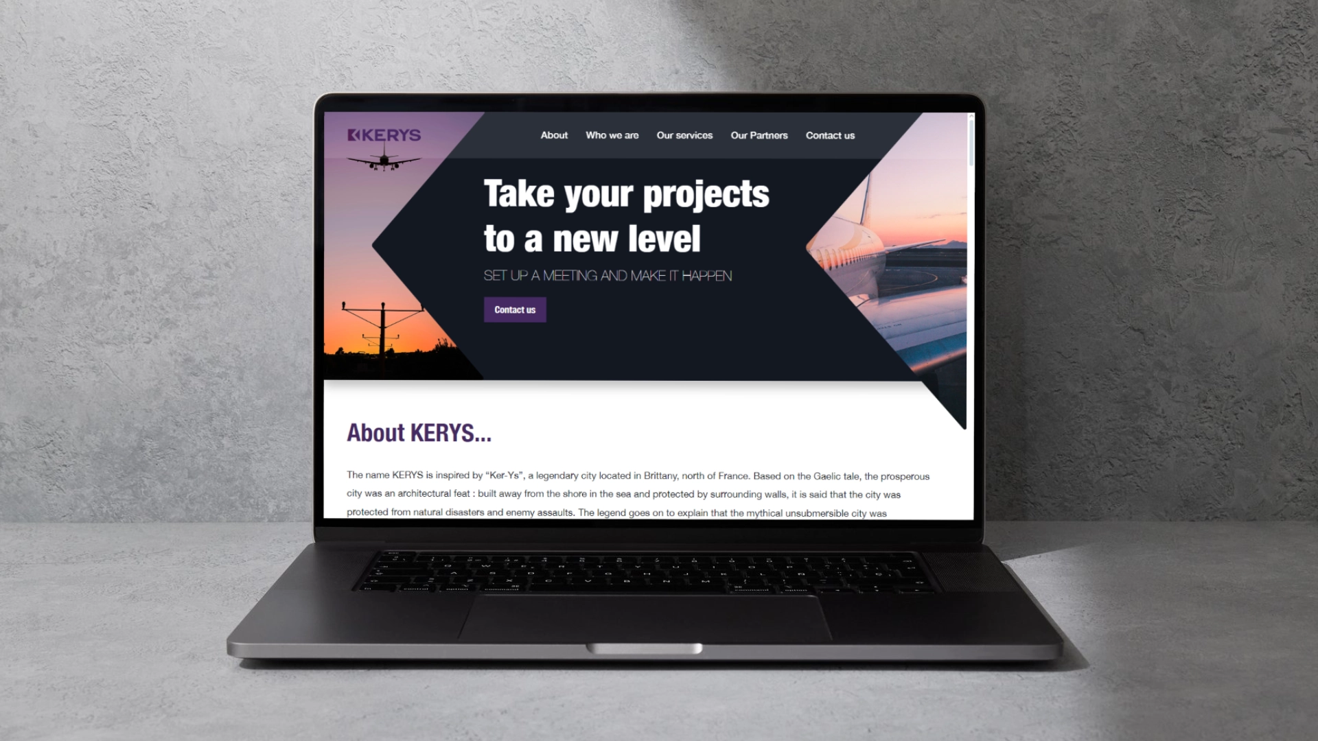 Aperçu du projet Kerys Integrated Solutions