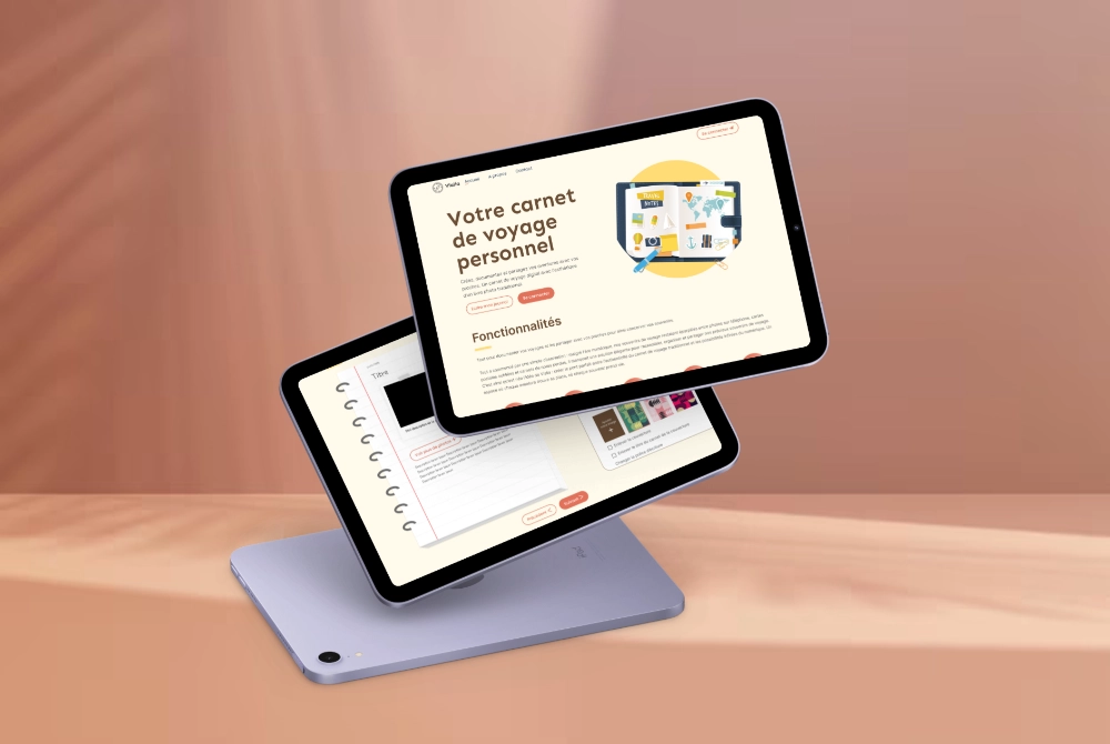 Aperçu du projet Vialia — Carnet de voyage